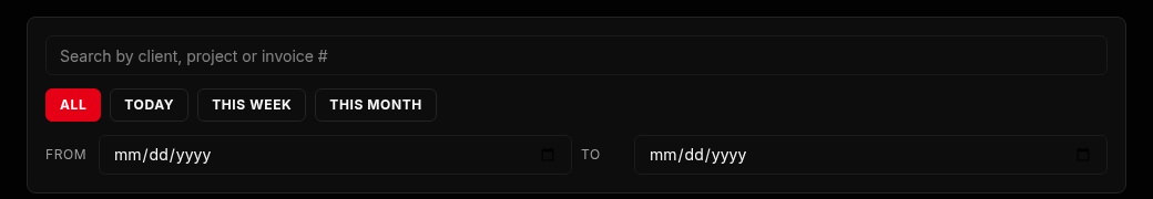 Search & Filtering