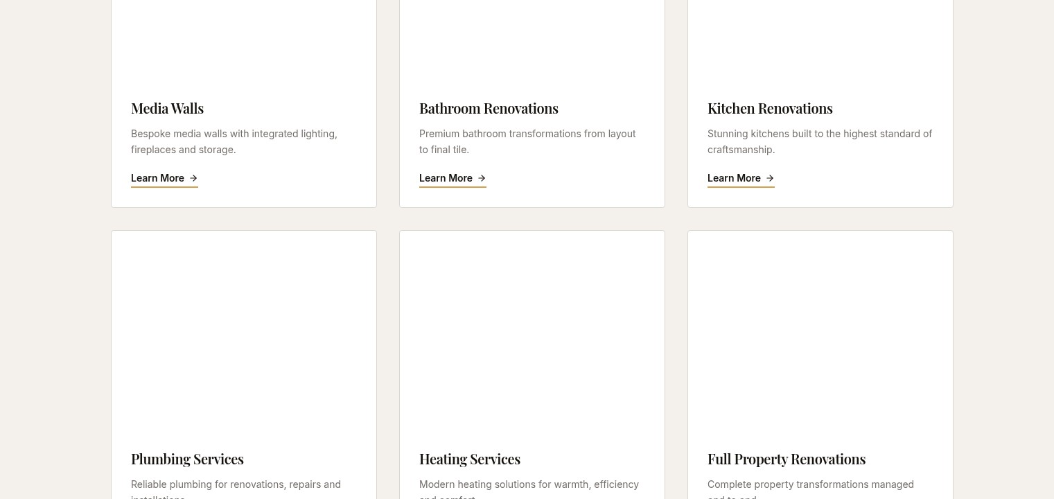 Bathroom Renovations — Luxury Renovation website